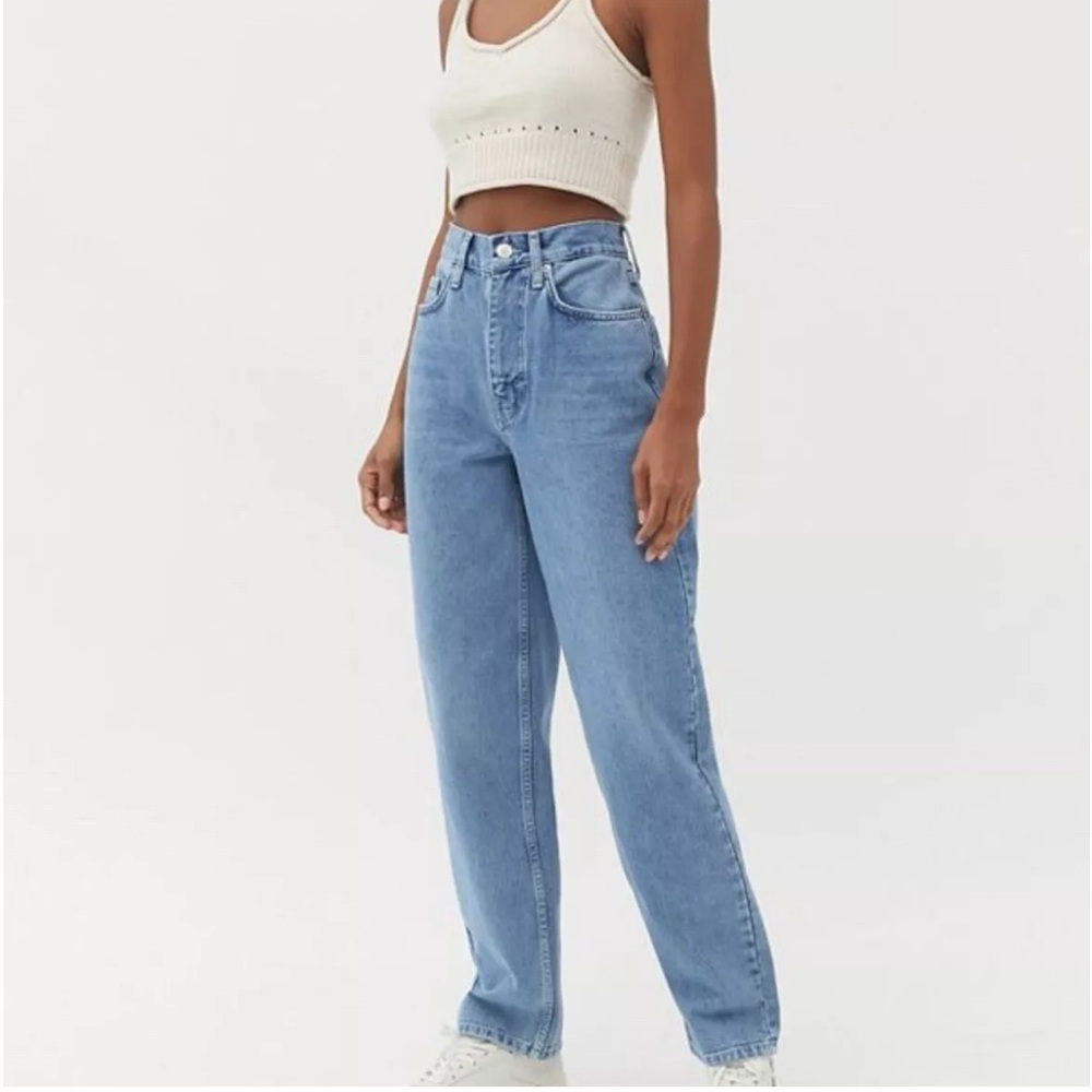 BDG Urban Outfitters High Rise Baggy Cotton Jean Women's Size 27 Lt Wash… - Picture 15 of 16